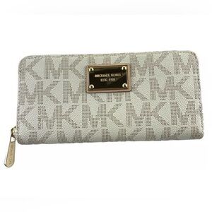 Michael Kors Largo Logo Continental Zip Around Wallet